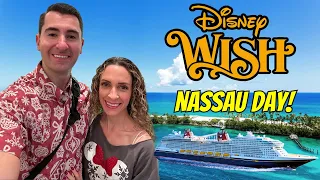 DISNEY WISH Nassau Day! | Very Merrytime Disney Cruise 2023 Day 2 | 1923, Rainforest Room, Aquamouse