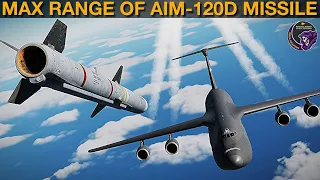 Max Range Of Aim-120D Air To Air Missile | DCS WORLD