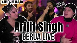 LIVE vs STUDIO| Latinos react to Arijit Singh - Gerua  Live MTV India Tour & Studio Version