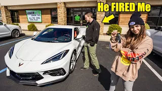 CONFRONTING the guy who FIRED ME with my NEW 2020 C8 CORVETTE...