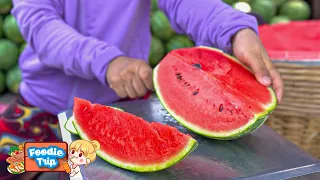 Very Speed! Amazing Fruits Cutting Skill from Floating Market to Saigon Street Food Stall