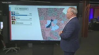 Georgia election results county by county