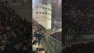 Inter fans loving the champions league anthem... Champions league game v Porto 2023 in San Siro