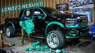 REBUILDING THE LGND23 GIVEAWAY TRUCK! 2021 RAM LIMITED MEGA CAB CUMMINS | EP. 1