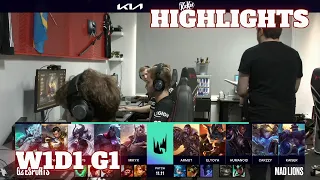 G2 vs MAD - Highlights | Week 1 Day 1 S11 LEC Summer 2021 | G2 Esports vs Mad Lions