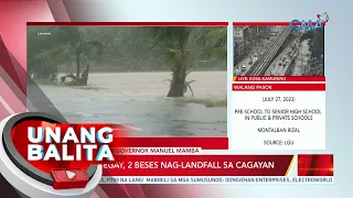 Bagyong Egay, 2 beses nag-landfall sa Cagayan | UB