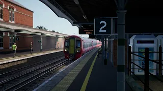 Train Sim World 3 - Class 387 Gatwick Express skips Purley with 136Kmph