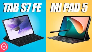 GALAXY TAB S7 FE vs. MI PAD 5 // qual MELHOR TABLET ANDROID custo benefício até R$3000?