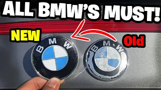 BMW Rear Trunk Emblem Replacement EASY!