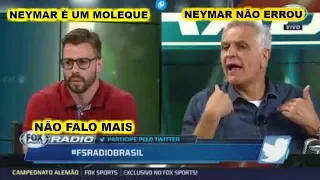 DISCUSSÃO POR SOCO DO NEYMAR - JORNALISTA CRITICA NEYMAR