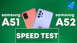 Samsung A52 vs Samsung A51 Speed Test & Camera Comparisons | Tough Competition?