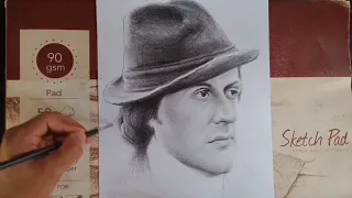 DRAWING: SYLVESTER STALLONE (RAMBO)