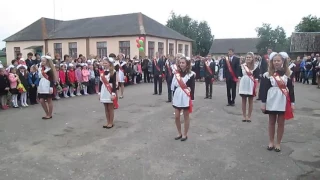Танец,Флешмоб,Вальс на выпускной Линовская СШ 2014