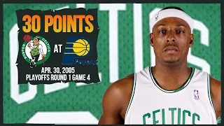 Paul Pierce (30pts | 8ast | 7reb | 5blk) at Indiana Pacers - 2005 Playoffs - Round 1 Game 4