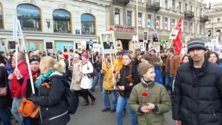 Бессмертный полк. Санкт-Петербург.  9 мая. 2017 год.