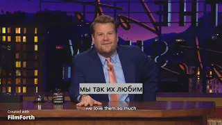 The Late Late Show c Bts рус. суб