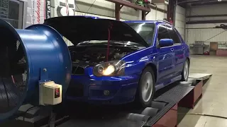 Subaru WRX 04 dyno 266TQ/293HP Step 1 Motorsports