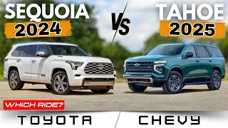 2025 Chevrolet Tahoe vs 2024 Toyota Sequoia:  Detailed Comparison | Which Ride