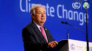 UN Secretary General António Guterres' at the Opening Ceremony of the World Leaders Summit | #COP26