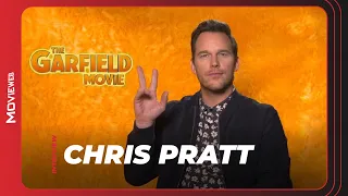 Chris Pratt Talks Replacing Bill Murray as Garfield & If His Kids Like His Mario Voice | Interview