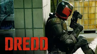 'Slo-Mo Drug Lab Shootout' Scene | Dredd (2012)