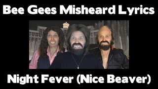 STEVIE RIKS - Bee Gees Misheard Lyrics - Night Fever (Nice Beaver) - (With Stevie Riks)