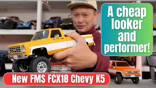 FMS FCX18 Chevrolet K10 rc rtr truck review - a mini crawler with big indoor and outdoor fun.