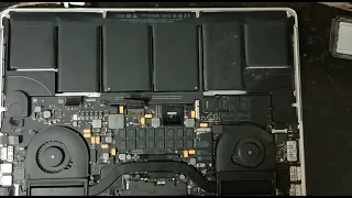 Apple Macbook Pro A1398 SSD Replacement