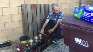 Little Engines Mogul 2-6-0, the Karen Anne at the Adamson RR.