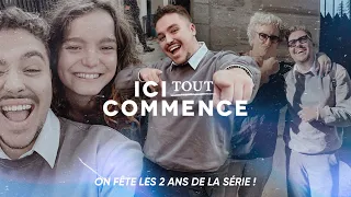 On fête les 2 ans d'Ici Tout Commence sur le tournage de la série // YANN FL