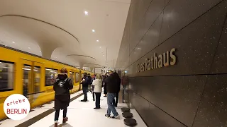 Berlin - Die neue U5 - die allererste öffentliche Fahrt vom Hauptbahnhof zum Roten Rathaus