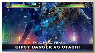 Gipsy Danger vs Otachi with Healthbars