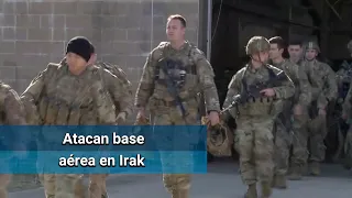 Ataque a base aérea iraquí, que alberga soldados de EU, deja 4 heridos