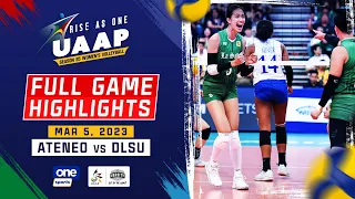 DLSU vs. Ateneo round 1 highlights | UAAP Season 85 Women’s Volleyball - March 5, 2023