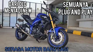 [REVIEW MOTOR] Hasil Modifikasi dan Convert Yamaha MT25 Old Menjadi Yamaha MT25 New | PLUG AND PLAY!