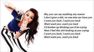 Cher Lloyd   Want U Back    Lyrics On A Screen   YouTube