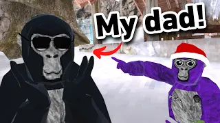 I play gorilla tag with my dad! | Gorilla tag