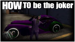 איך להשיג חליפת ג'וקר ורכב של ג'וקר בגיטיאי (how to get outfit and car joker in gta v online)