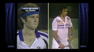 US Open 1979 - 2nd round - John McEnroe v Ilie Nastase