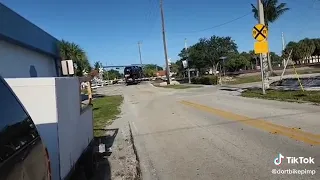 train hits car carrier!