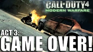 Call of Duty 4: Modern Warfare - Act 3: Game Over (Gaming Walkthrough)