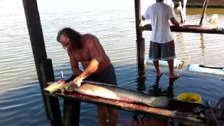 Fastest Way to Clean an Alligator Gar - Rickey Verret