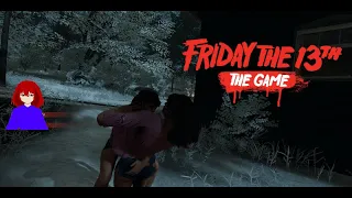 Friday the 13th: The Game - Tiffany Cox Kills Counselors in the Snow!