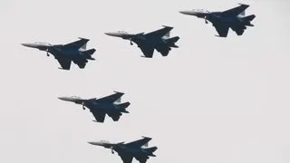 MAKS 2013 Su-27 Russian Knights Русские Витязи  МАКС