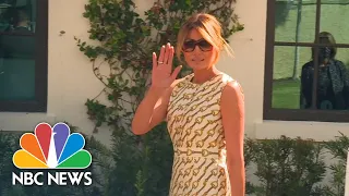 First Lady Melania Trump Casts In-Person Vote In Florida On Election Day | NBC News NOW