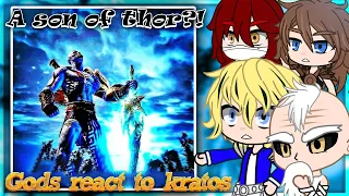 Gods Record of Ragnarok  react to Kratos | TikTok | god of war | gacha