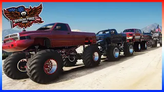 GTA 5 RP - I BUILT THE BADDEST 2ND GEN CUMMINS MUD TRUCK AROUND!! -  AFG