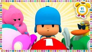 🏎️ POCOYO ENGLISH - Sprint Car Racing [91 min] Full Episodes |VIDEOS and CARTOONS for KIDS