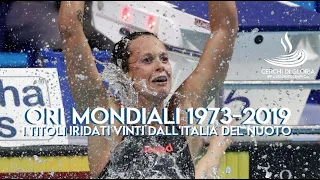 Mondiali di Nuoto: Gli ORI italiani dal 1973 al 2019, prima dell'edizione 2022 🏊🏻‍♂️ 🏊🏻‍♀️