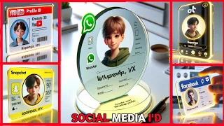 Become a Social media Pro: Step-by-Step Tutorial on Creating Trending 3D Ai Social Media ID Cards